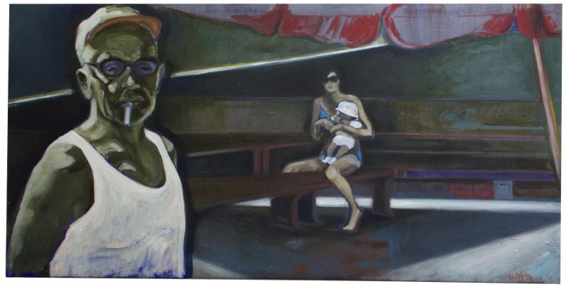 Ernest, Hélène et moi - a Paintings by Alexandra Dufey